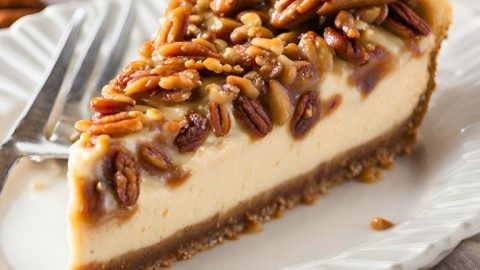 No-Bake Pecan Pie Cheesecake