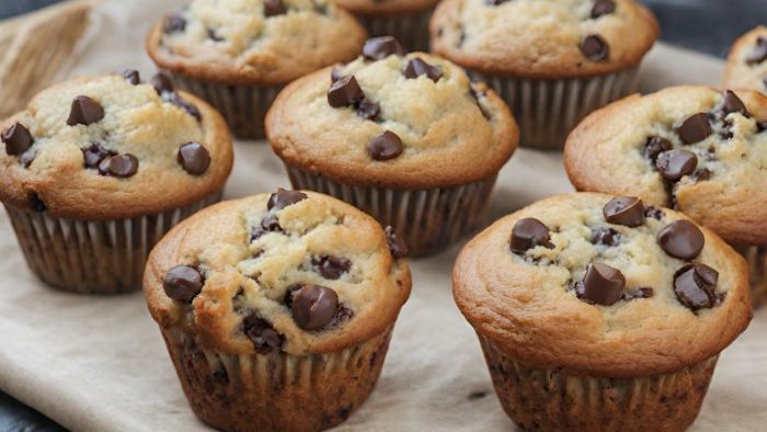 Banana Chocolate Chip Muffins