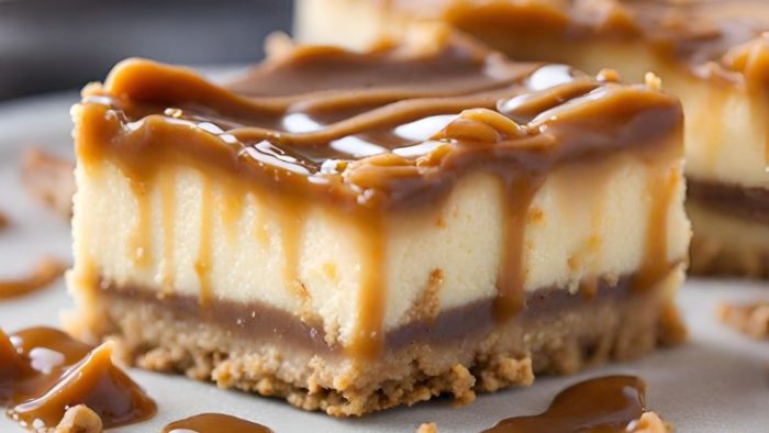 Caramel Cheesecake Bars