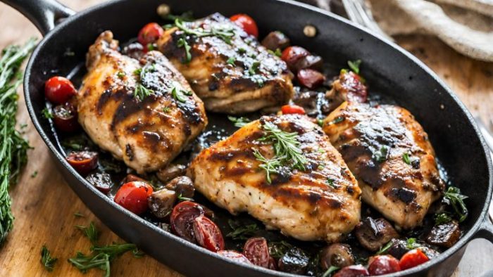 One Pan Balsamic Chicken