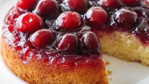 Cherry Upside Down Cake Recipe